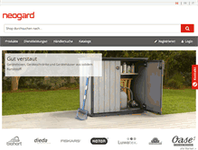 Tablet Screenshot of neogard.ch
